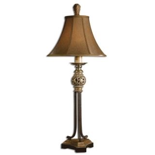 Uttermost Jenelle Iron Buffet Lamp in Antiqued Gold   29091