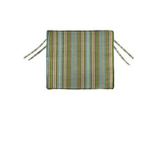 Home Decorators Collection Sunbrella Cilantro Stripe Outdoor Dining Chair Cushions 2286940620