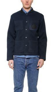 Patrik Ervell Bonded Knit Officer Jacket