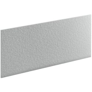 KOHLER Choreograph 0.3125 in. x 60 in. x 28 in. 1 Piece Shower Wall Panel in Ice Grey with Hex Texture K 97610 T03 95
