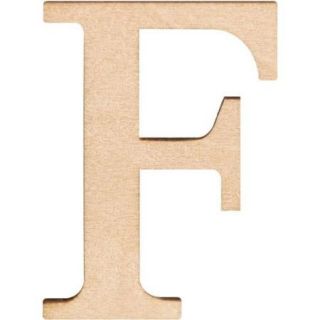 Wood Letters & Numbers 1.5 Inch 2/Pkg F