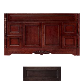 Architectural Bath Versailles Java Traditional Bathroom Vanity (Common 60 in x 21 in; Actual 60 in x 21 in)