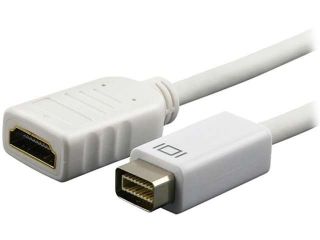 Insten 1044433 5" Black Mini DVI to HDMI Male / Female Cable Adapter