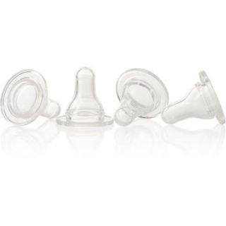 Evenflo Classic Silicone Nipple, Fast Flow, 4 Pack, BPA Free