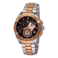 Tissot Mens T0244172205100 Veloci T Two Tone Bracelet Chronograph