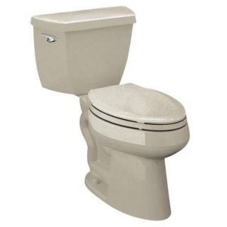 KOHLER Highline Classic Comfort Height 2 Piece 1.4 GPF Elongated Toilet in Sandbar K 3493 G9