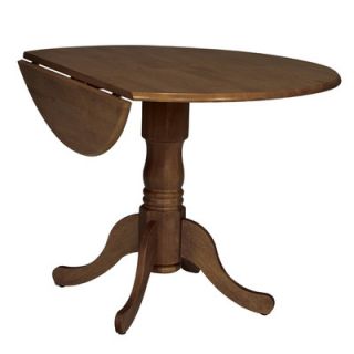 International Concepts Round 42 Dual Drop Leaf Dining Table