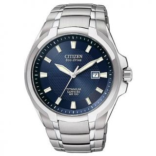 Citizen Men's Blue Dial Titanium Watch   6902743