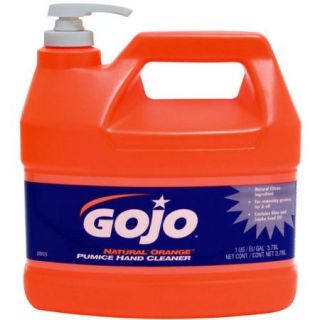 Gojo Natural Orange Pumice Hand Cleaner, 128 fl oz