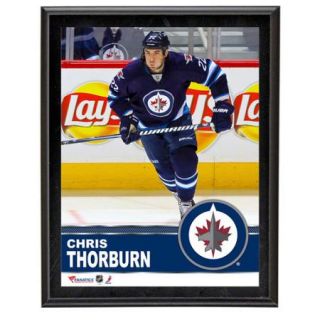 NHL &#045; Chris Thorburn Sublimated 10x13 Plaque  Details Winnipeg Jets