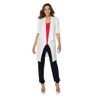 Slinky® Brand French Terry Duster with Pockets   8089619