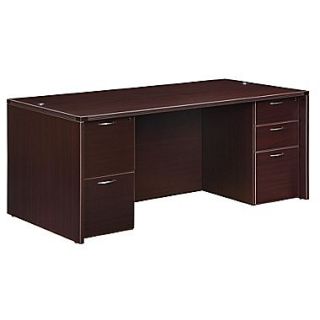 DMI Office Furniture Fairplex 700436 29 Laminate Executive Desk, Mocha