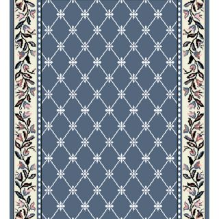 Home Dynamix London Blue Woven Runner (Common 2 ft x 14 ft; Actual 2 ft 3 in x 13 ft)