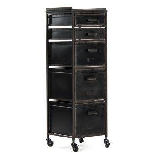 Dora 5 Drawer Office Storage Cabinet by Zentique