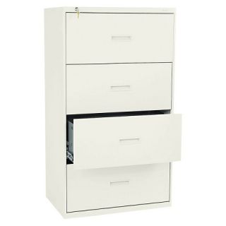 basyx® 400 Series Four Drawer Lateral Filing Cabinet