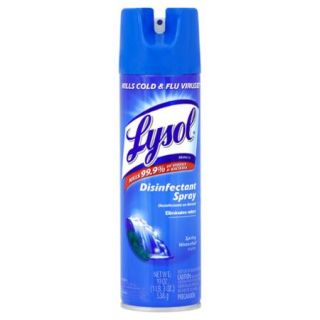 Lysol Disinfectant Spray, Spring Waterfall, 19 Ounce