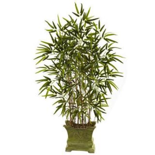 Nearly Natural Bamboo Tree with Decorative Planter