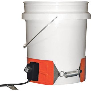 BriskHeat Extra Heavy Duty Plastic Pail Heater — 5-Gallon Capacity, 240 Volts, Model# DPCH20  Bucket, Drum   Tote Heaters