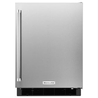 KitchenAid 4.9 cu ft Built In Compact Refrigerator (Stainless Steel)
