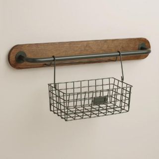 Wire Modular Kitchen Wall Storage Basket Caddy