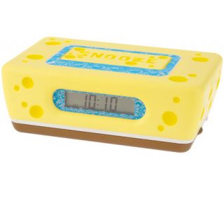 SpongeBob SquarePants AlarmClockRadio with Pop Up Snooze —