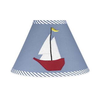 Sweet JoJo Designs Come Sail Away Nautical Lamp Shade  