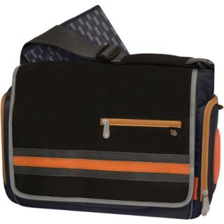 Fisher Price FastFinder Deluxe Messenger Bag, Navy/Gray/Orange