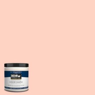 BEHR Premium Plus 8 oz. #210A 2 Coral Dune Interior/Exterior Paint Sample 210A 2PP