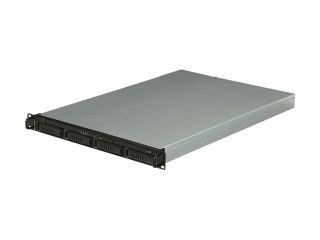 iStarUSA D 416 Black Aluminum / Steel 4U Rackmount Compact Stylish Chassis 6 External 5.25" Drive Bays   Server Chassis