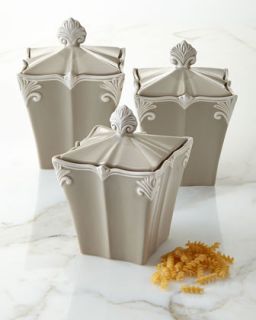 Baroque Canisters, Three Piece Set