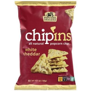Popcorn, Indiana Chip'ins White Cheddar Popcorn Chips, 6.7 oz