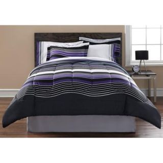 Mainstays Coordinated Bedding Set, Urban Stripe