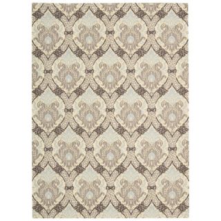 Waverly Treasures Dress Up Damask Birch Area Rug by Nourison