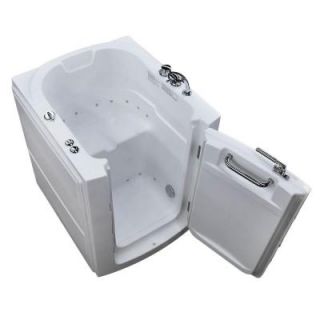 Universal Tubs 3.2 ft. Right Door Walk In Air Bath Tub in White HD3238RWA