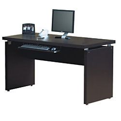 Monarch Computer Desk 30 12 H x 55 12 W x 27 12 D Cappuccino