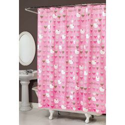 Hello Kitty Strawberry Fabric Shower Curtain  ™ Shopping