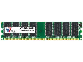 V7 1GB 184 Pin DDR SDRAM DDR 400 (PC 3200) Desktop Memory Model V71T1GNSKCI