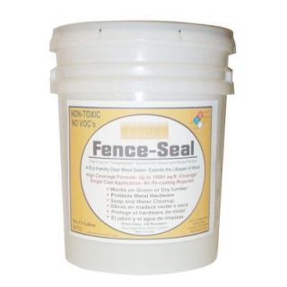 TriCoPolymer VOC Free Non Toxic 5 gal. Clear Satin Fence Seal FS5
