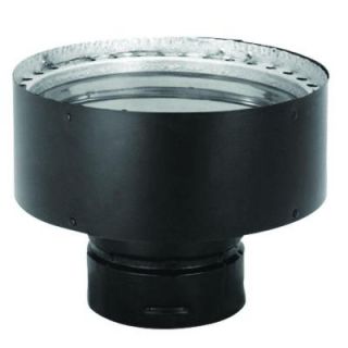 DuraVent PelletVent 4 in. Double Wall Chimney Pipe Adapter in Black 4PVL X8
