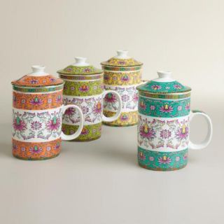 Shanghai Infuser Mugs,  Set of 4