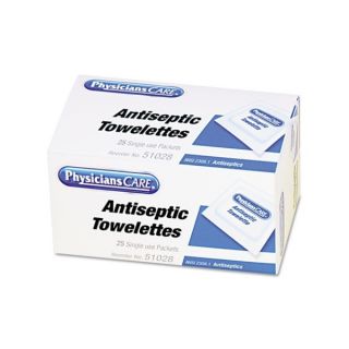 Physicians Care First Aid Antiseptic Towelettes (Case of 25