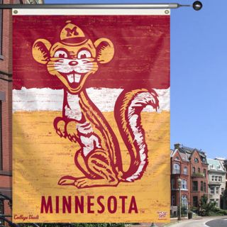 Minnesota Golden Gophers 27 x 37 Vertical Banner Flag   Maroon/Gold