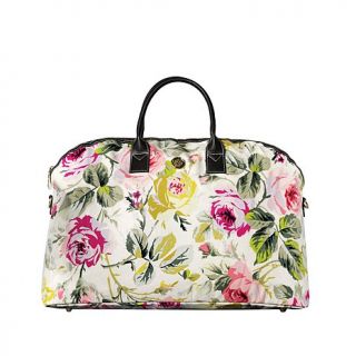 Anna Griffin Laminated Fabric Oversized Duffle Tote Bag