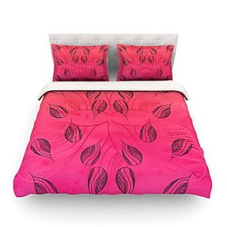 KESS InHouse Summer Sunset by Catherine Holcombe Featherweight Duvet Cover; Queen