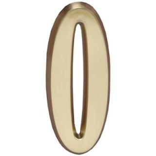 Whitehall Products 4 in. Satin Brass Number 0 12800