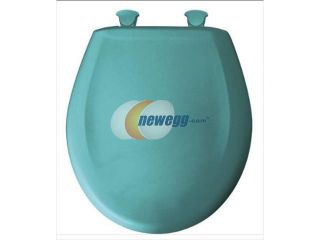 Church Seat 200SLOWT 465 Slow Close STA TITE Round Closed Front Toilet Seat in Classic Turquoise