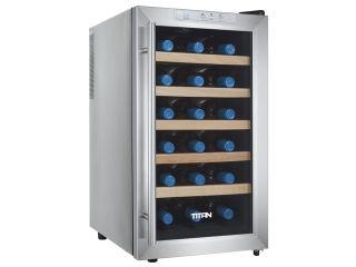 Titan TT CWCTEFS18SZ 18 bottle Thermoelectric Single Zone Wine Cooler