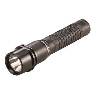 Streamlight 74301 LED Flashlight Strion Rechargeable with AC/12 Volt DC and 1 Holder   Black
