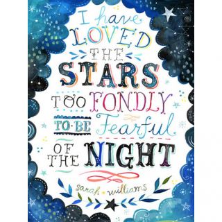 Oopsy Daisy I Have Loved the Stars Canvas Art