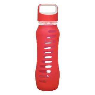 Eco Vessel 22 oz. Surf Single Wall Glass Bottle   Raspberry Pink SWG650RP
